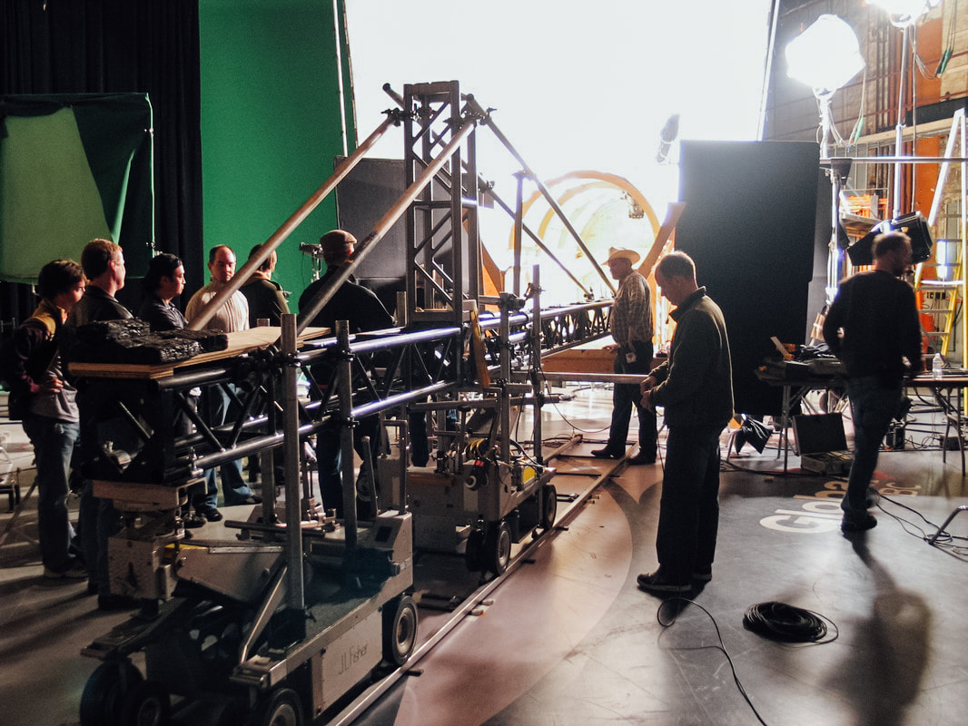 Behind the scenes of the camera gear used for the Orbit Gum commercial.